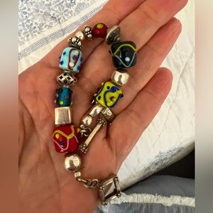 Silpada sterling silver beaded bracelet